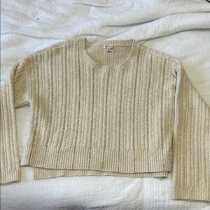 Versona Beige Cable Knit Sweater